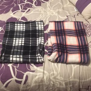 Two one size scarves